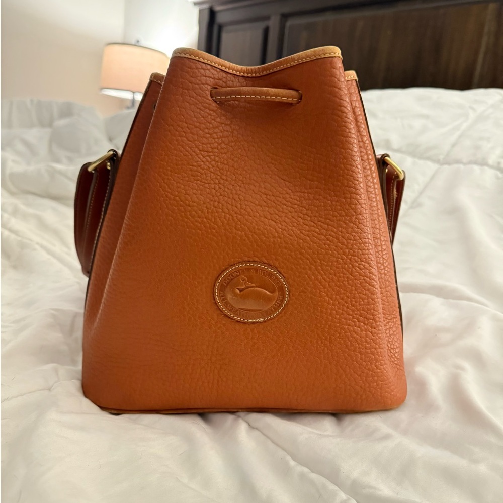Dooney & Bourke Tan Leather Shoulder Bag